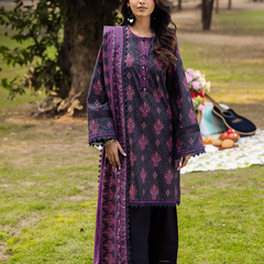 Ivory Embroidered Farshi Shalwar Suit