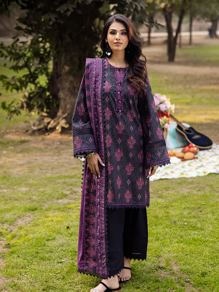 Ivory Embroidered Farshi Shalwar Suit