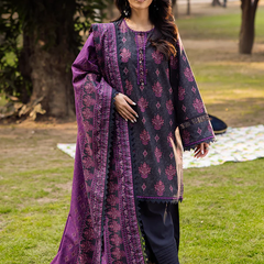 Ivory Embroidered Farshi Shalwar Suit
