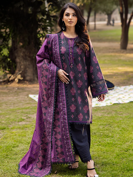 Ivory Embroidered Farshi Shalwar Suit