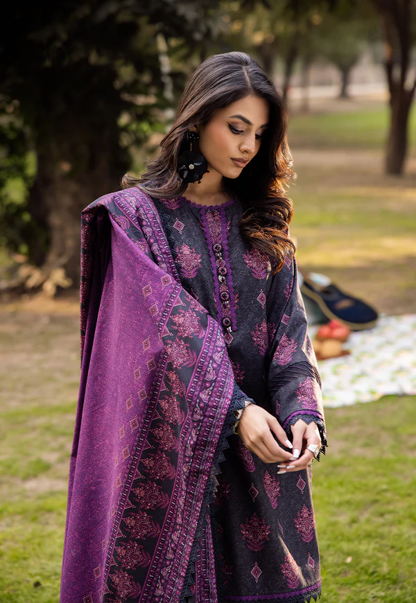 Ivory Embroidered Farshi Shalwar Suit