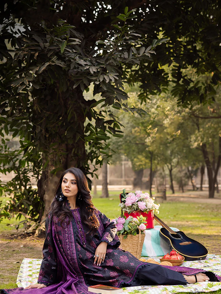 Ivory Embroidered Farshi Shalwar Suit