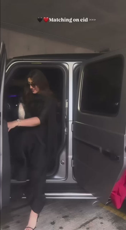 Crimson Red Farshi Shalwar Suit