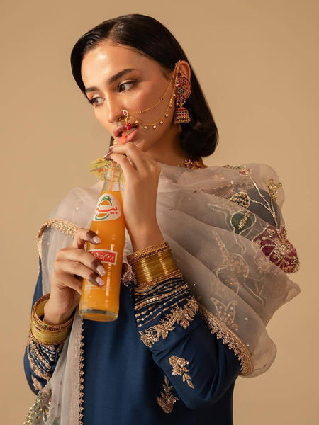 EMBROIDERY WORK SUIT PANT WITH DUPATTA