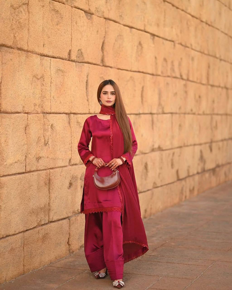 DESIGNER WEAR EXCLUSIVE FARSI SALWAR SUIT