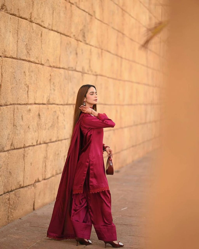 DESIGNER WEAR EXCLUSIVE FARSI SALWAR SUIT