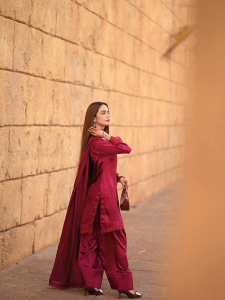 DESIGNER WEAR EXCLUSIVE FARSI SALWAR SUIT