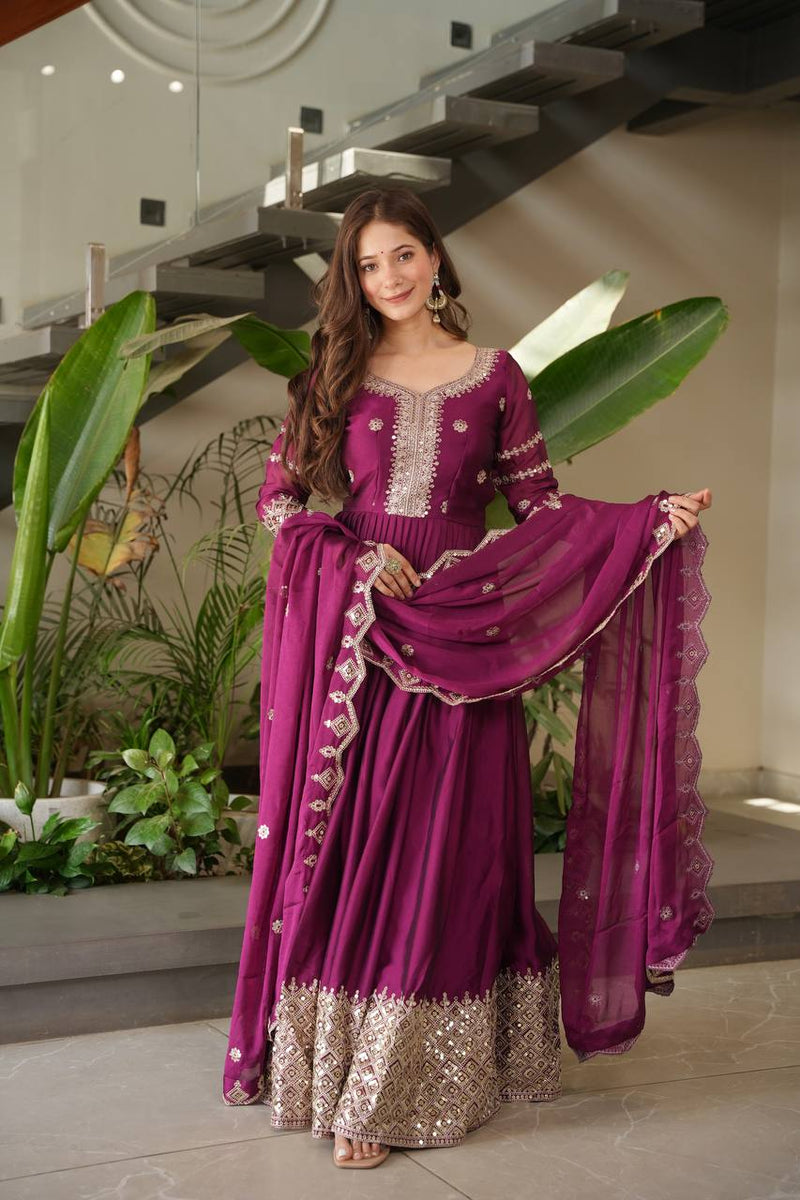 sea pink organza sharara set