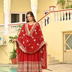 ethnic Anarkali suit set