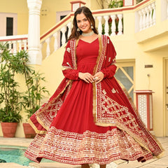 ethnic Anarkali suit set