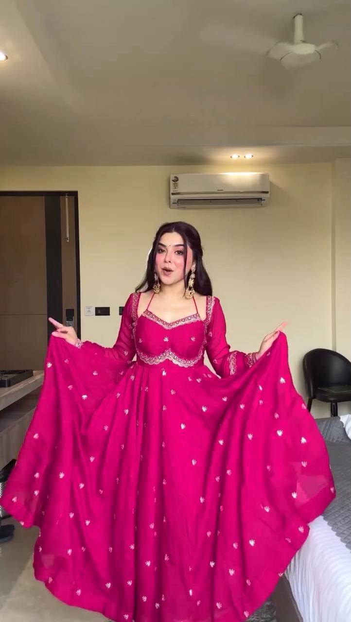 pink lehenga set