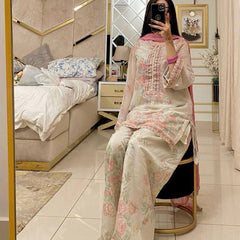 Đěsigner Party Wear Look Pur Sifon Georgette Top & Farshi Palazzo With Dupatta set