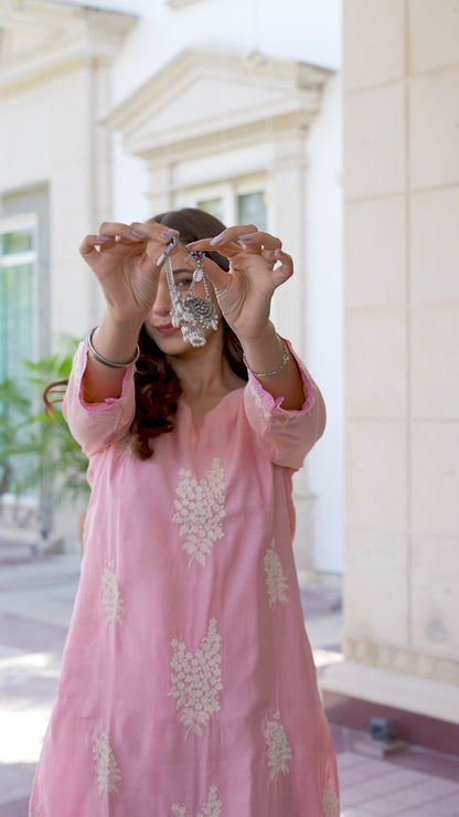 Gulabi Noor Blush Pink Kurta Set